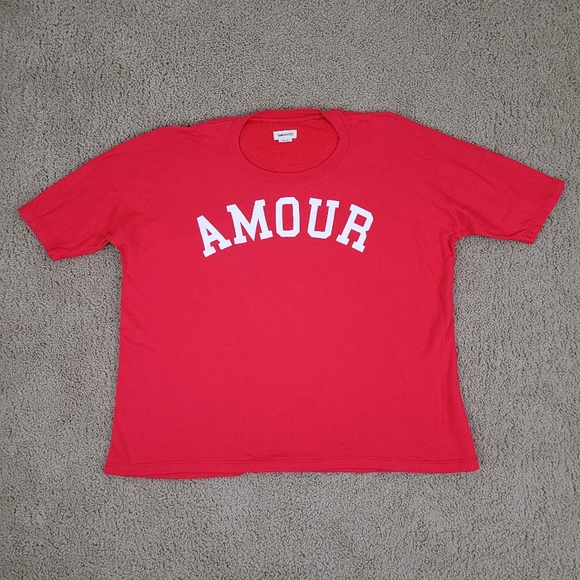 Zadig & Voltaire Tops - Zadig & Voltaire Portland Amour Sporty Graphic Scoop-Neck Tee